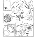 Samsung DV218AGW/XAA-00 motor assy diagram