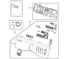 Samsung DV218AGW/XAA-00 control panel diagram