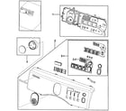 Samsung DV219AEW/XAA-00 control panel diagram