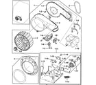 Samsung DV219AGB/XAA-00 motor assy diagram