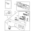 Samsung DV219AGB/XAA-00 control panel diagram