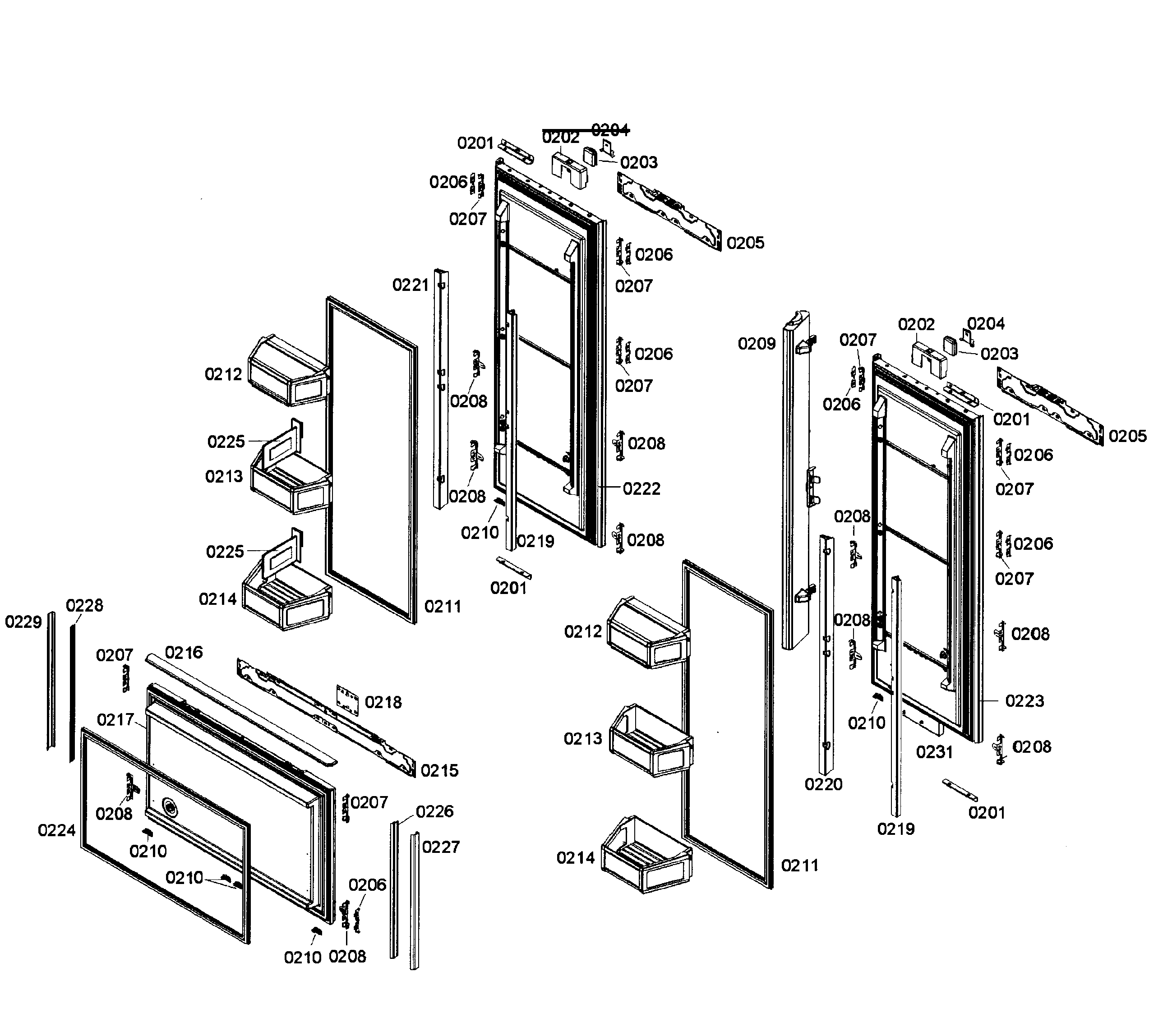 Door assy