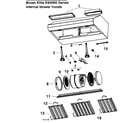 Broan E6448TSS range hood diagram