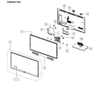 Samsung PN51D7000FFXZA-N201 cabinet parts diagram