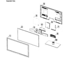 Samsung UN46D6003SFXZA-AJ04 cabinet parts diagram