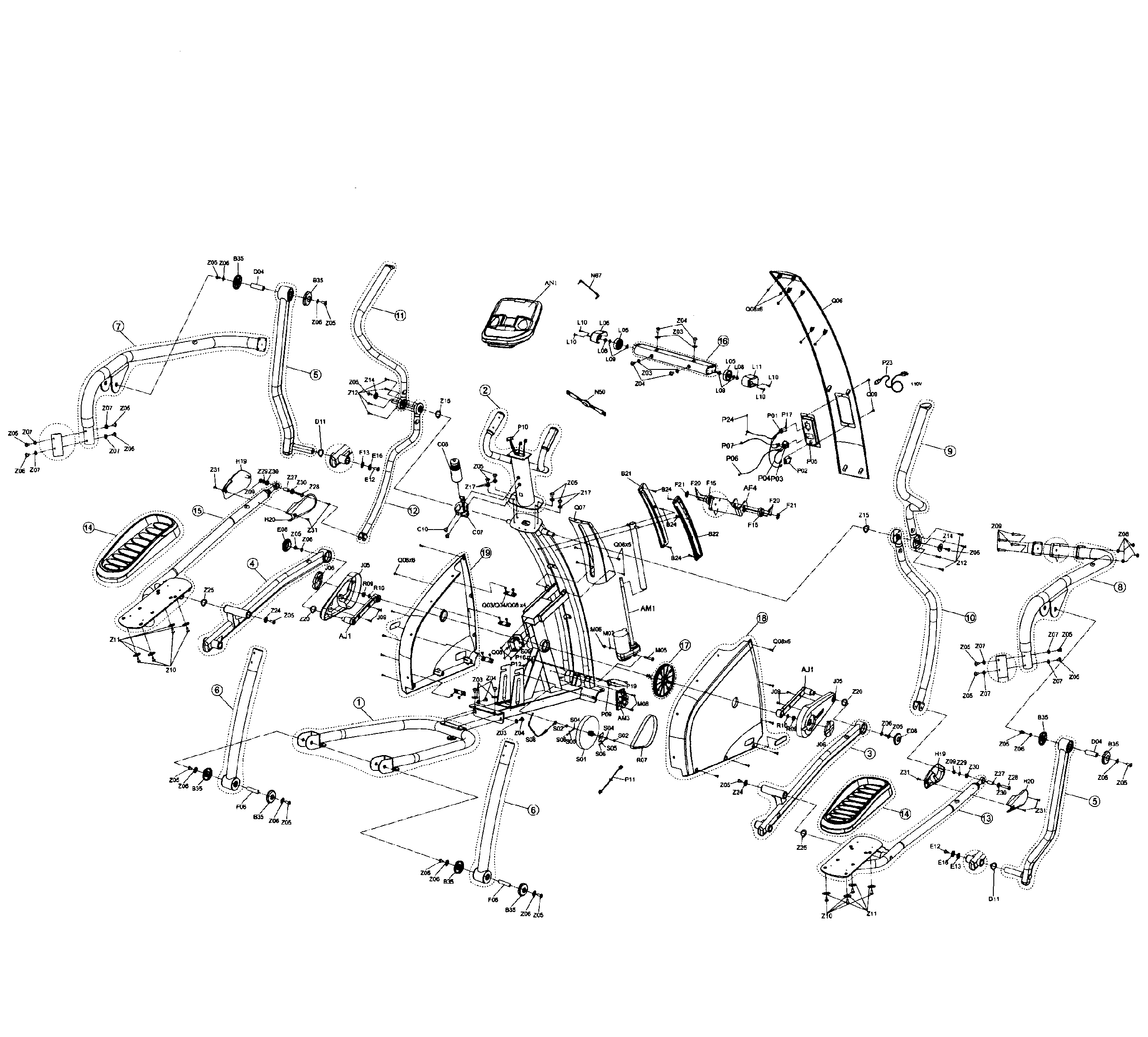 Frame assy