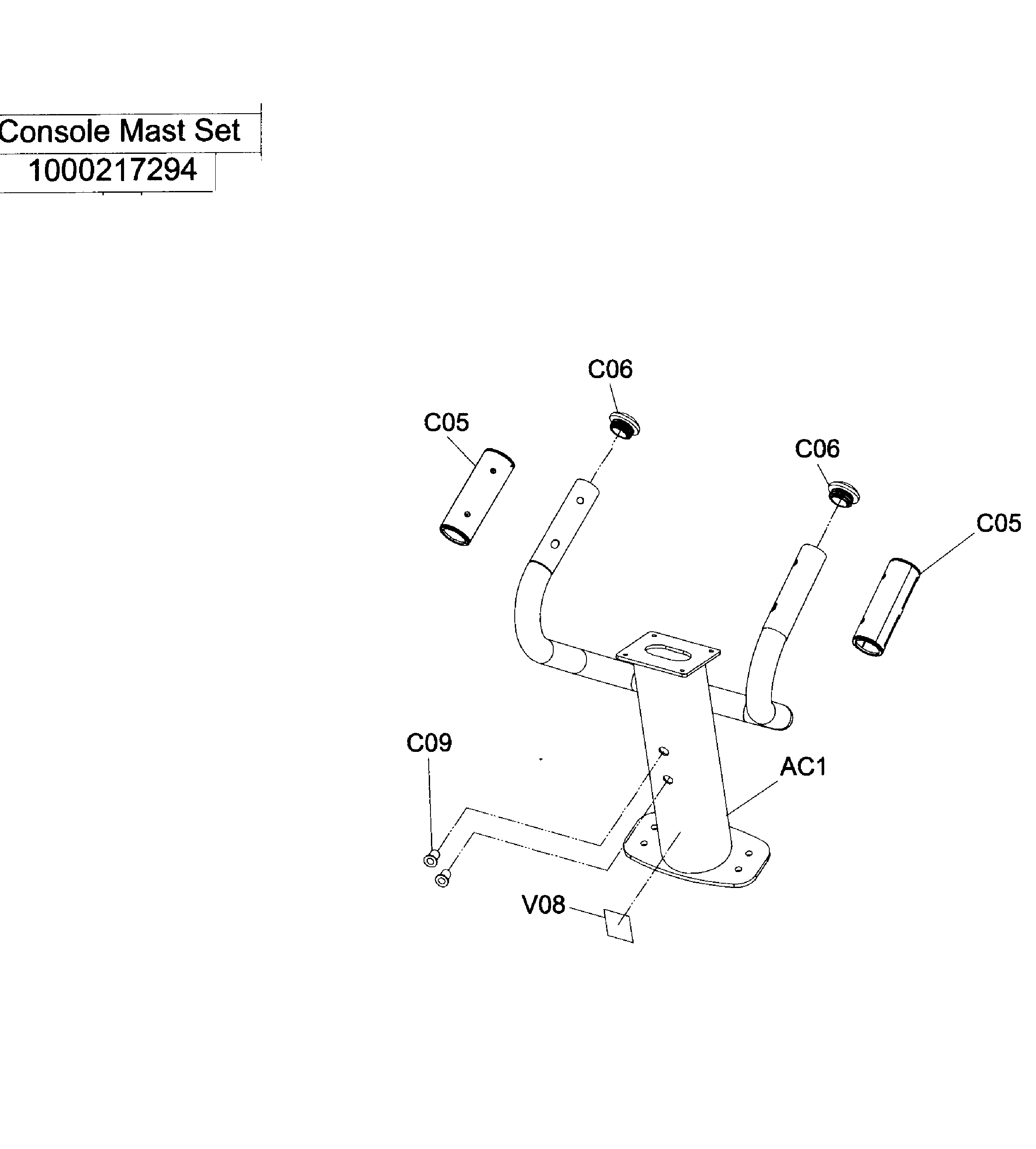 Console mast