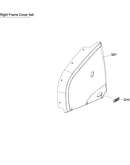 Right frame cover