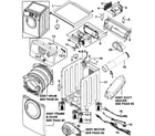 Samsung DV316LEW/XAA-00 main assy diagram