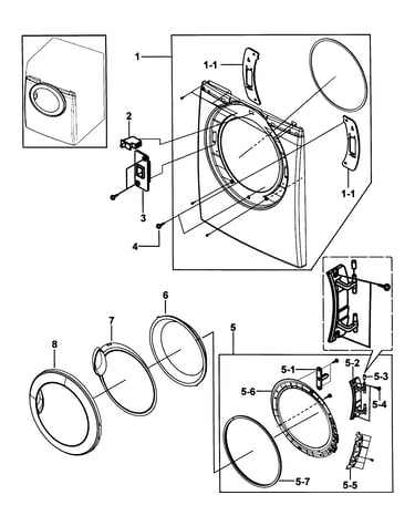 Door assy