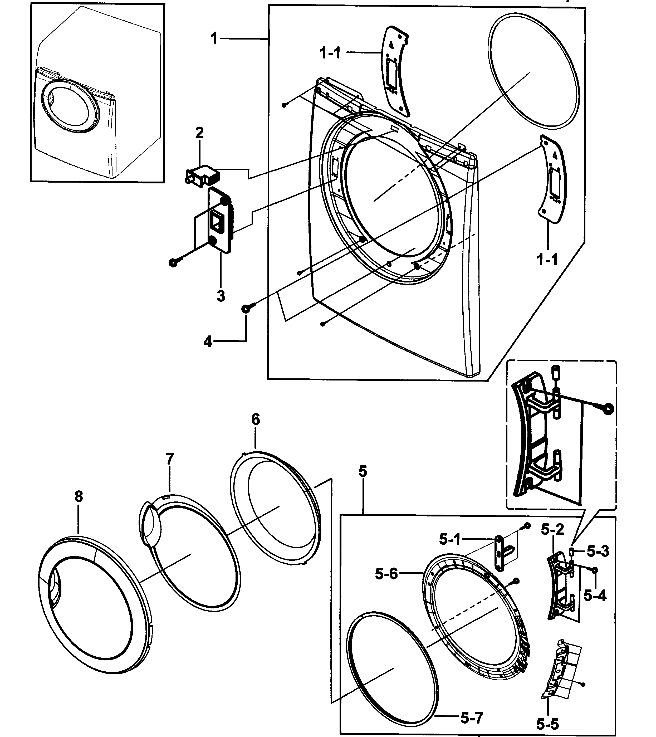 Door assy