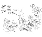 Yamaha YHT-494BL cabinet parts diagram