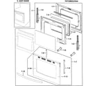 Samsung FX710BGS/XAA-00 door diagram