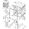 Samsung DMR78AHB/XAA-00 tub assy diagram