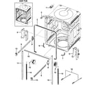 Samsung DMR78AHS/XAA-00 tub assy diagram