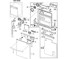 Samsung DMR78AHW/XAA-00 door assy diagram