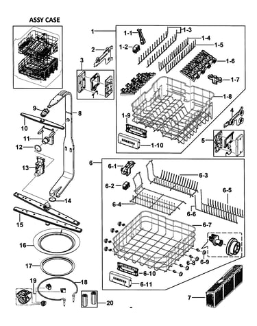 Case assy