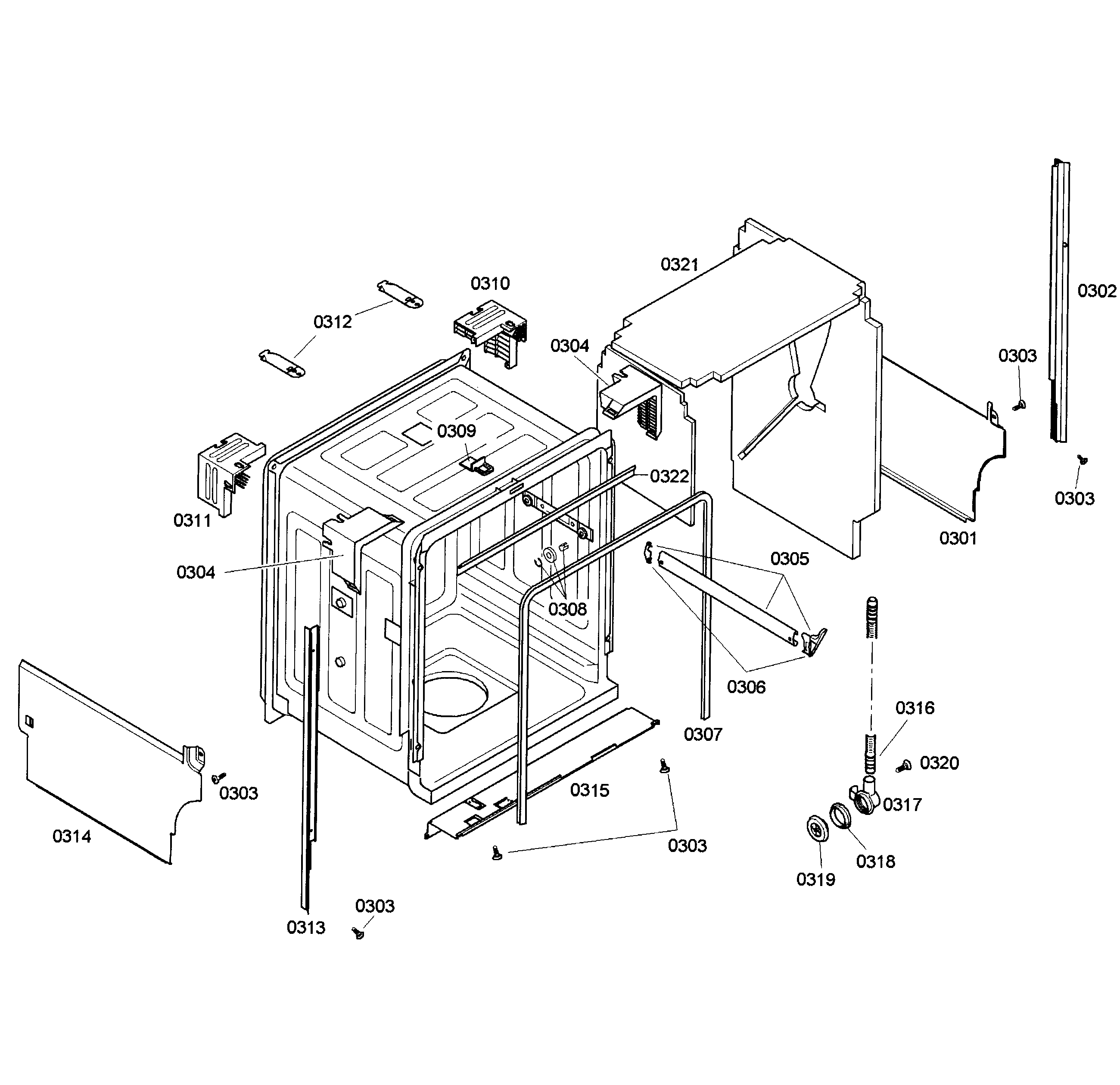 CABINET ASSY