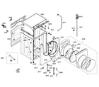 Bosch WFMC2100UC/01 cabinet/door diagram