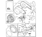 Samsung DV328AEW/XAA-00 motor assy diagram