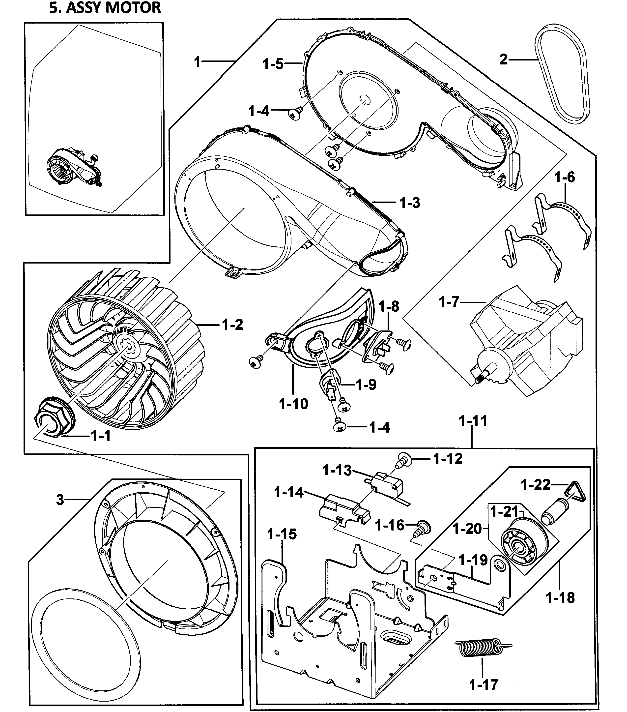 Motor assy