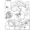 Samsung DV328AGW/XAA-00 motor assy diagram