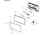Samsung PN59D530A3FXZA-Y301 cabinet parts diagram