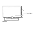 Samsung LN46D503F6FXZA-HN01 cabinet parts diagram