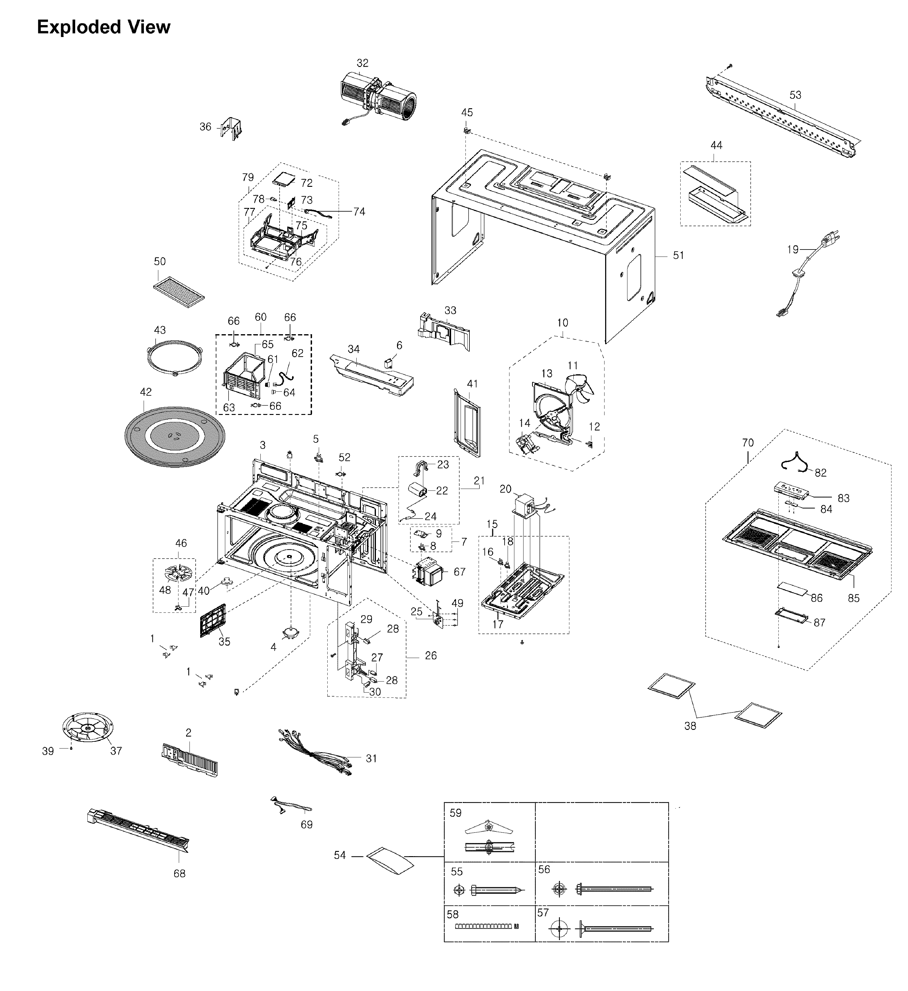 Cabinet parts