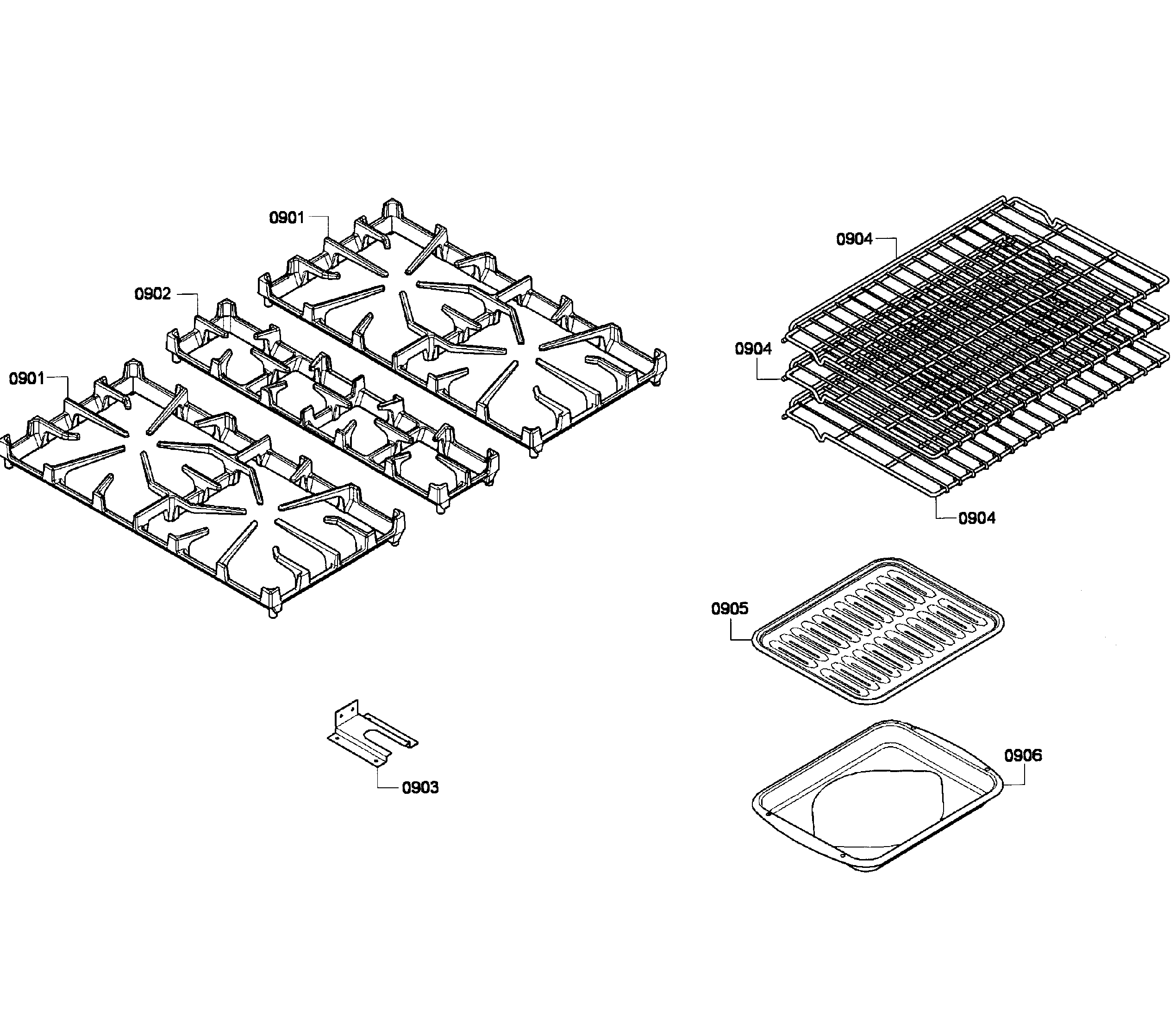 Grids/shelfs