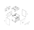 Thermador PRD304EHU/01 main assy diagram