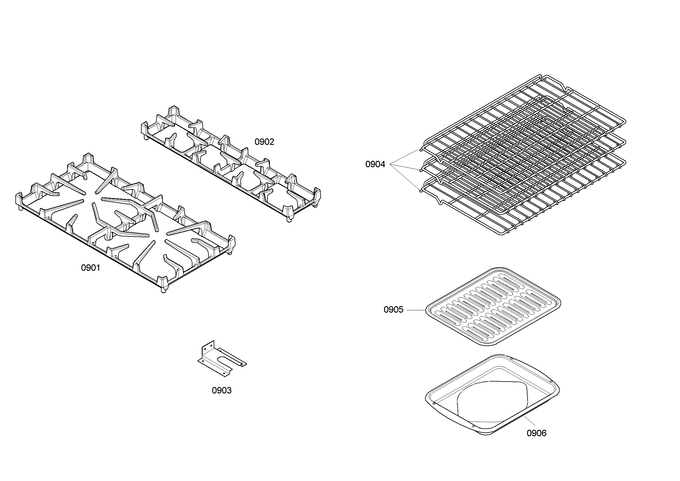 Grids/shelfs
