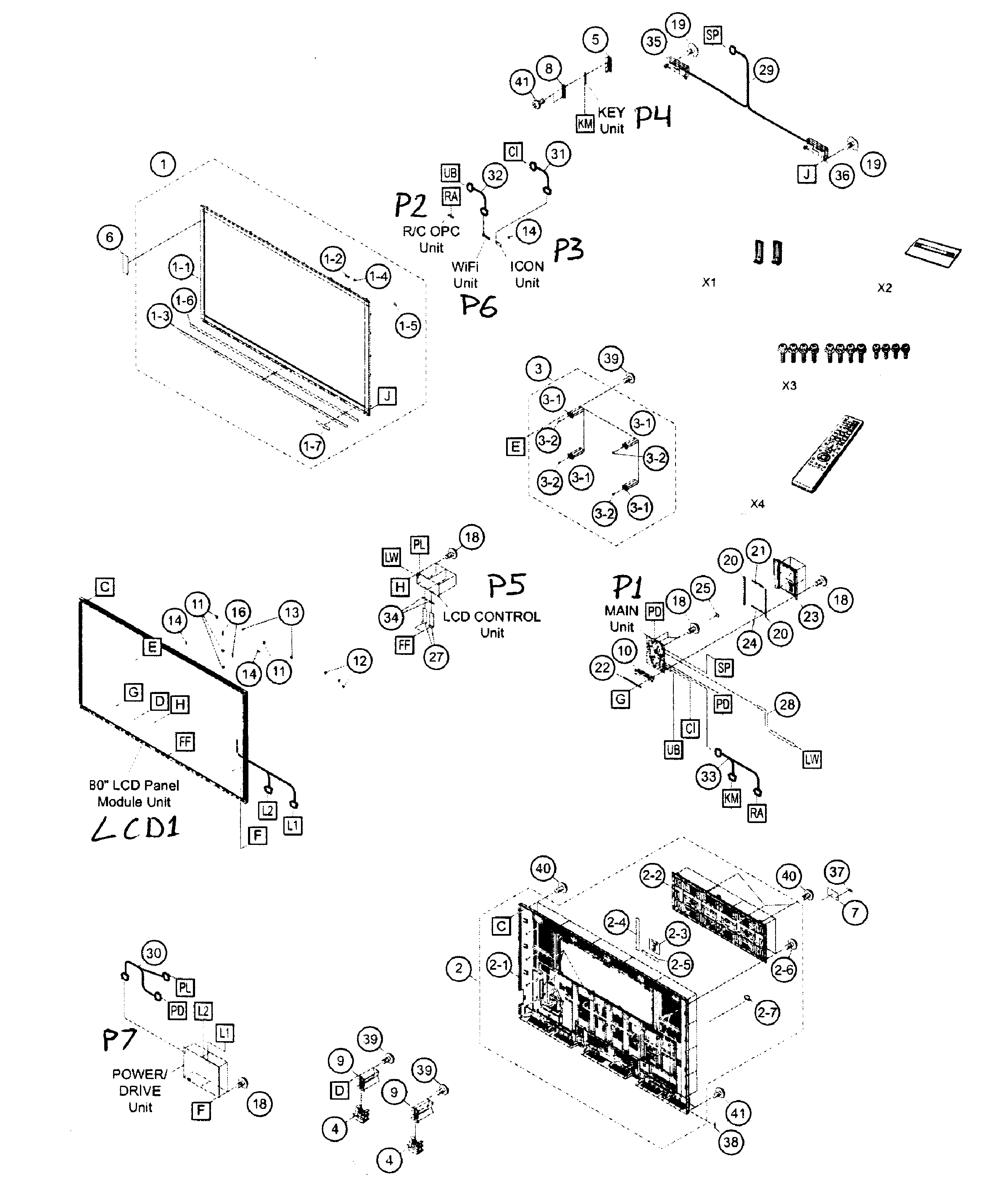 Cabinet parts