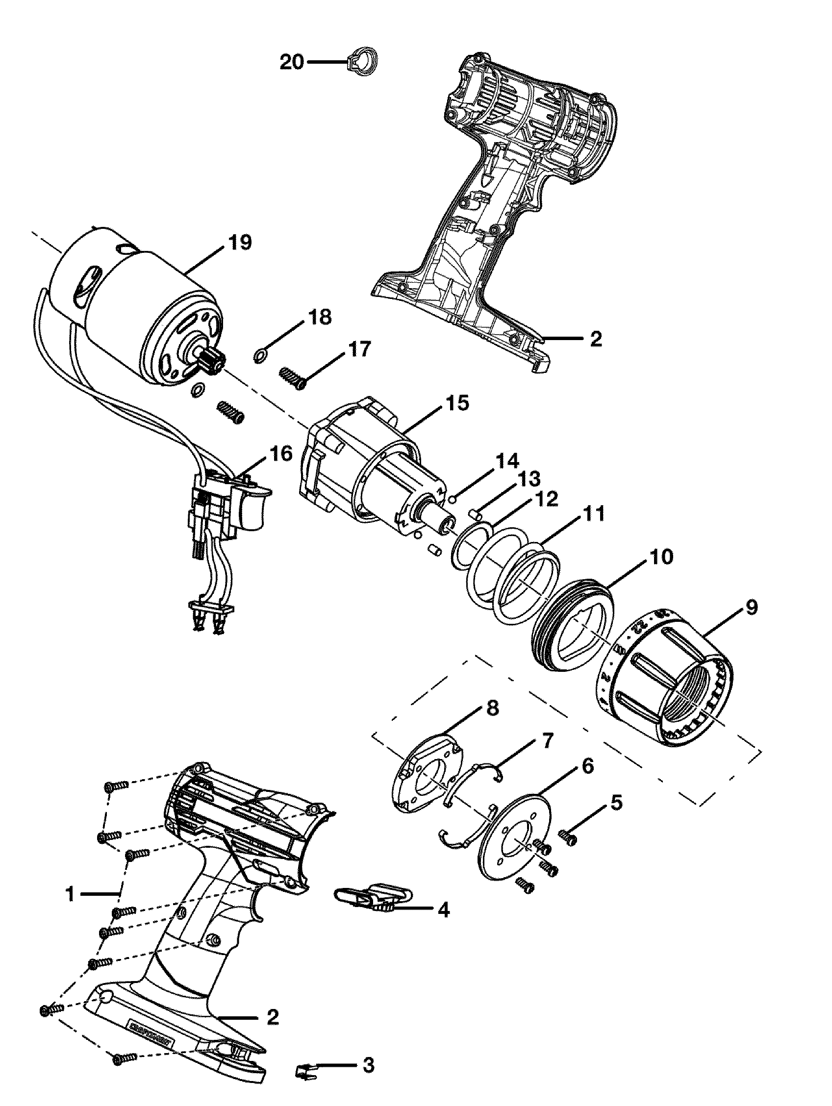 Drill assy
