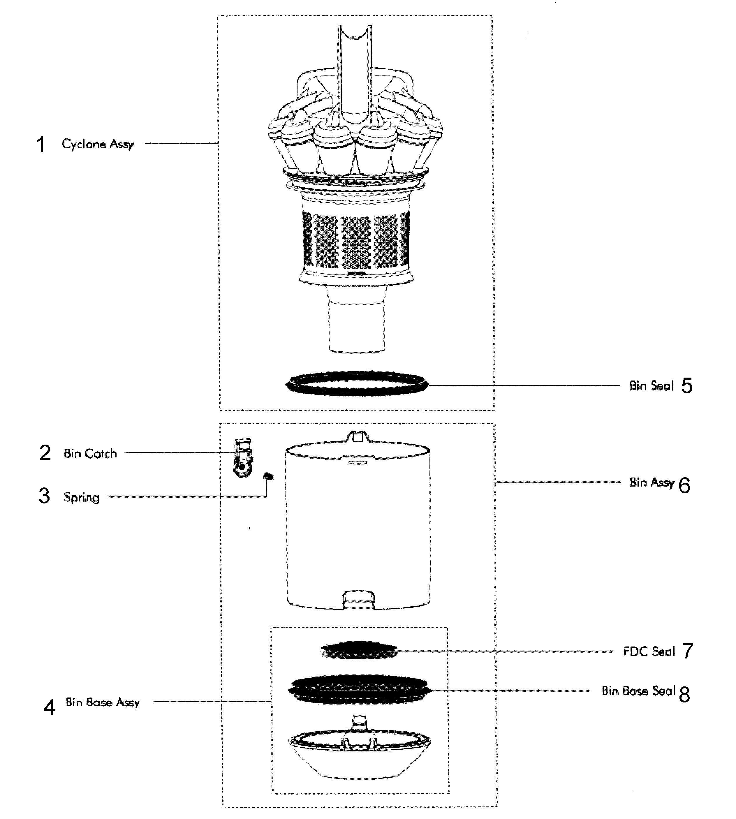 CYCLONE ASSY