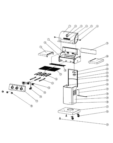 Grill assy