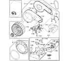 Samsung DV328AGR/XAA-00 motor assy diagram