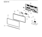 Samsung PN51E450A1FXZA-TD02 cabinet parts diagram
