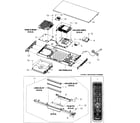 Samsung BD-D6700/ZA-FE01 cabinet parts diagram