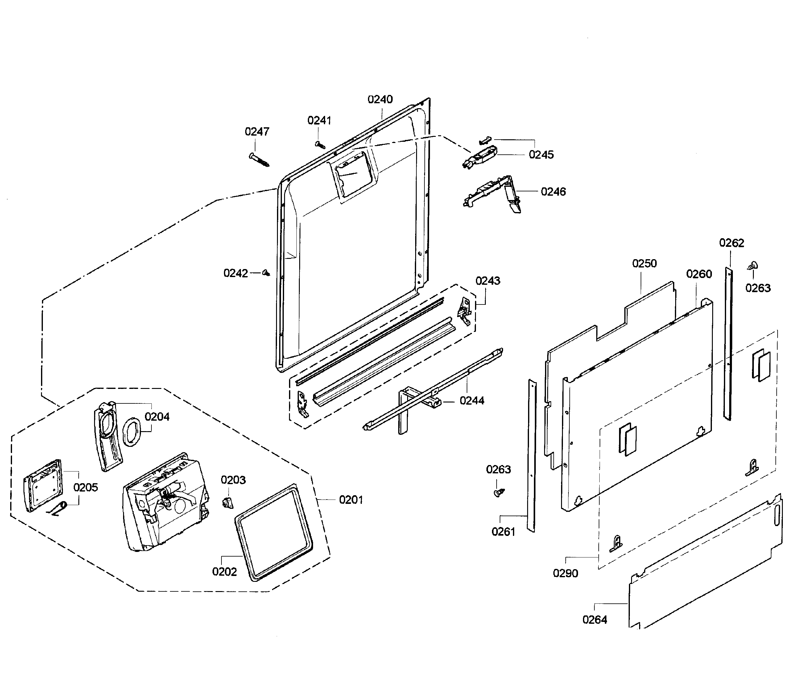 Door assy