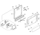 Bosch SHV68E13UC/28 door assy diagram