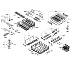 Bosch SHV68E13UC/28 baskets assy diagram