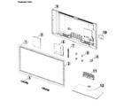 Samsung UN40EH5000FXZA-TS02 cabinet parts diagram
