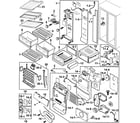 Samsung RS2556BB/XAA-00 refrigerator diagram