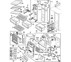Samsung RS2534VQ/XAA-00 refrigerator diagram
