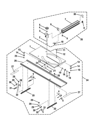 Fence/top assy