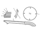 Craftsman 315218291 tools/blade diagram