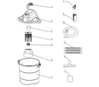 Craftsman 1250427621-3 vacuum diagram