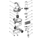 Craftsman 1250467685-8 vacuum diagram