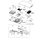 Samsung BD-C6500/XAA-AD01 cabinet parts diagram